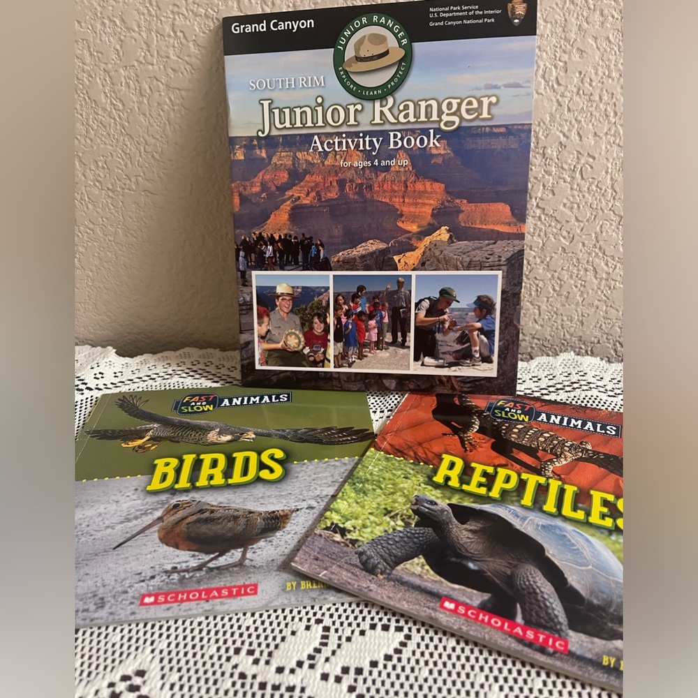 3 Children’s Paperback Scholastic Books - With Amazing Nature Info For Ages 4/up